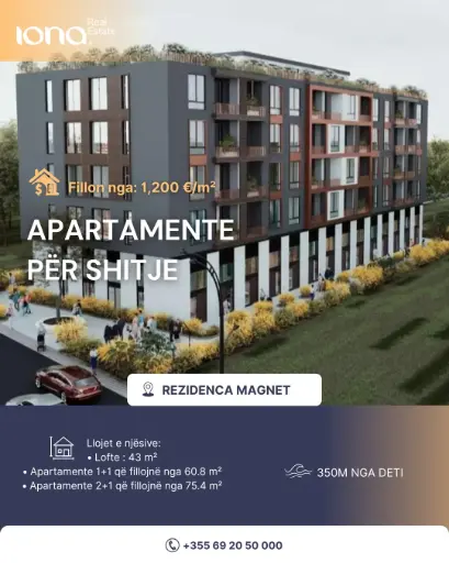 Rezidenca Magnet – Mundësi ideale investimi & banimi
