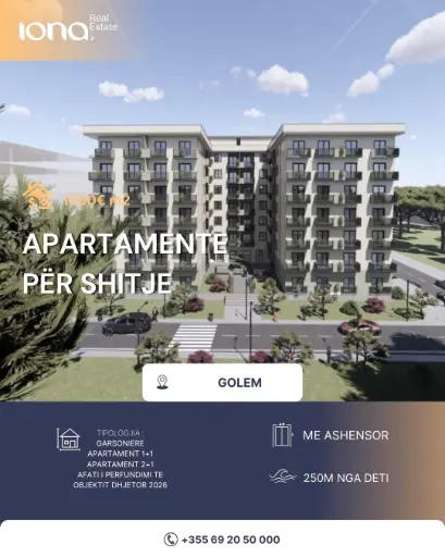Apartamente në shitje – Golem
