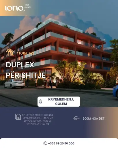 Duplex në shitje – Golem (Residence Sunsea)
