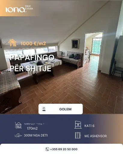  Shitet papafingo në Golem