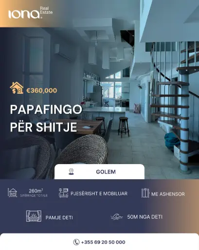  Papafingo në shitje – Golem